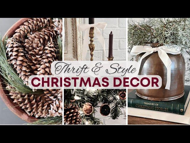 Thrifted & DIY Christmas Decor | Easy Budget-Friendly Holiday Styling Ideas