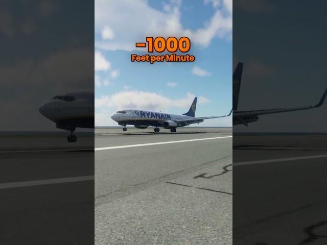 Airplane Hard VS Smooth Landing Simulation