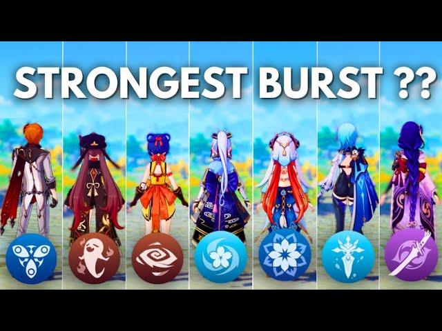 7 STRONGEST C0 BURSTS !! C0 F2P Burst ONLY Showcase [ Genshin Impact ]