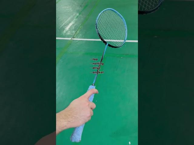 5 Cara Pegang Raket #pegangraket #tipsbadminton #backhand #forehand #bevelgrip #gripbadminton