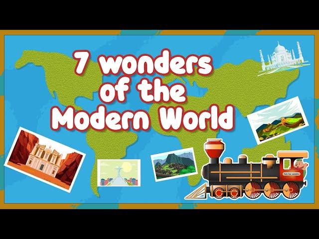 7 Wonders of the Modern World | World Wonders | Educational Video for Kids |#PantsBear