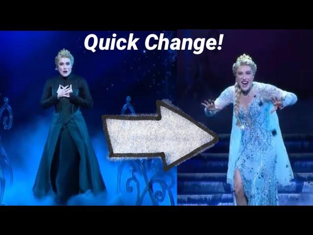 #Shorts | Let It Go - Frozen Musical in Australia - Jemma Rix (Quick Change and Finale)