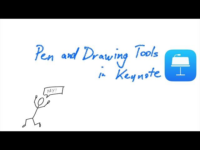 Pen and Drawing Tools in Keynote