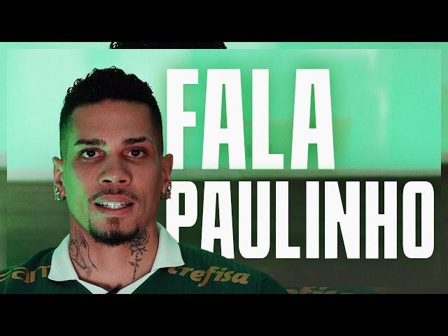 PAULINHO FALA PELA PRIMEIRA VEZ COMO JOGADOR DO PALMEIRAS