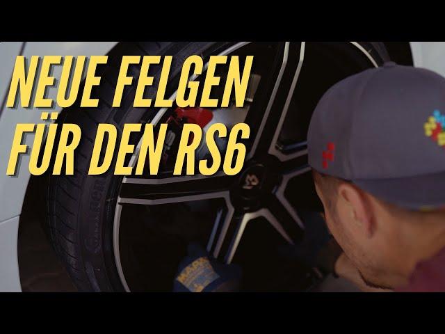 RS6 4G bekommt neue Felgen und Reifen - Hamburg