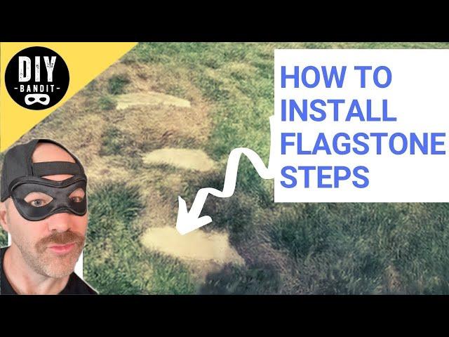 ️ Flagstone Steps How to Easily DIY Install (& Secure) on Slope Outdoors or in Backyard