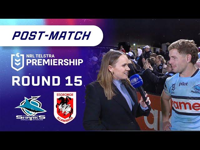 Round 15: Sharks v Dragons: Post-Match | NRL on Nine