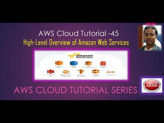 AWS Cloud Tutorial -45 -High Level Overview of Amazon Web Services | AWS Cloud Tutorial