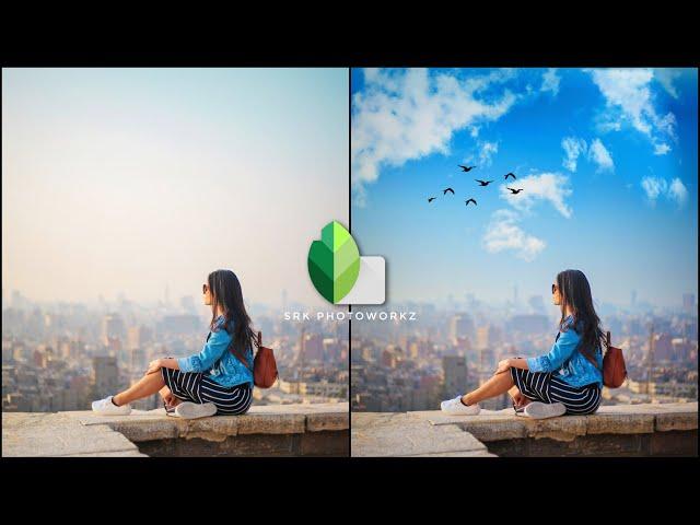 Replace sky in just 1step | how to edit sky in snapseed | how to edit sky in photo