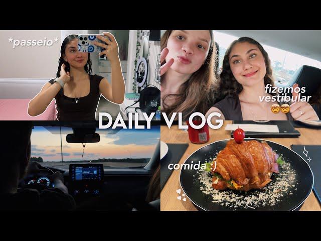 daily vlog: fiz vestibular passeio & família :)