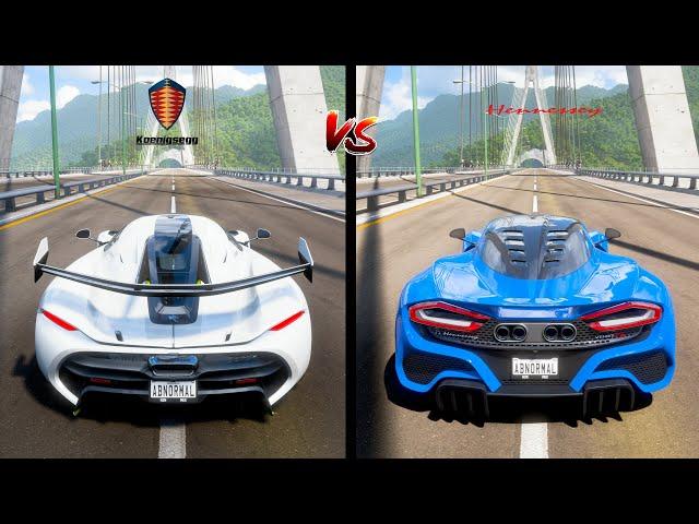 FORZA HORIZON 5 THE BATTLE OF FASTEST Koenigsegg Jesko VS Hennessey Venom F5 | DRAG AND TOP SPEED