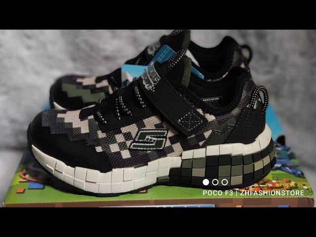 REVIEW DAN UNBOXING SEPATU ANAK SKECHERS MEGA CRAFT BLAcK OLIVE