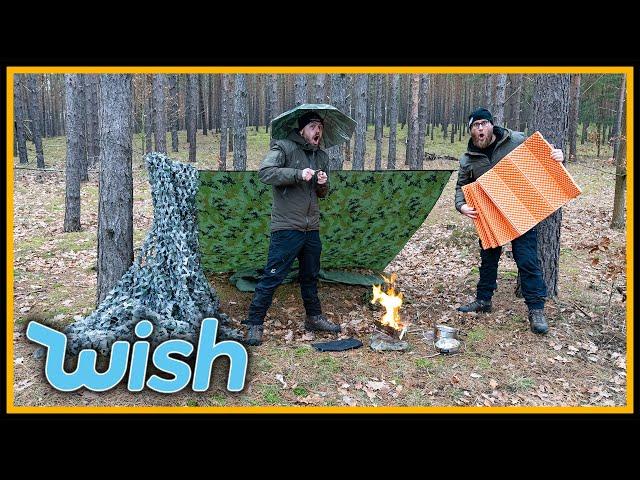 Outdoor Ausrüstung von Wish - Survival Bushcraft Ausrüstung Test