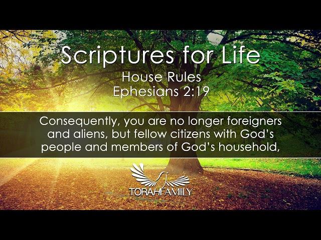 Scriptures for Life | House Rules