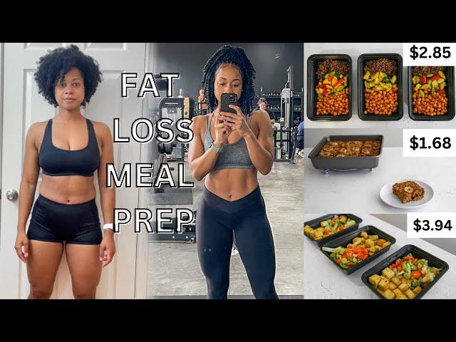 CHEAP & EASY Healthy Meal Prep | vegan fat loss journey