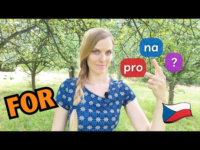 Three Ways to Translate FOR into Czech