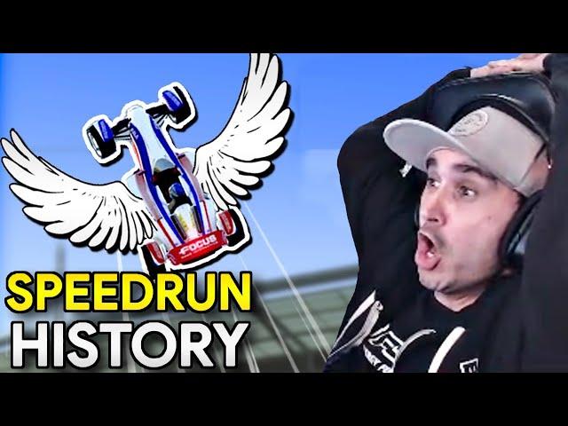 Summit1g Reacts: World Record History of A12 - How Trackmania Players Made Cars Fly!