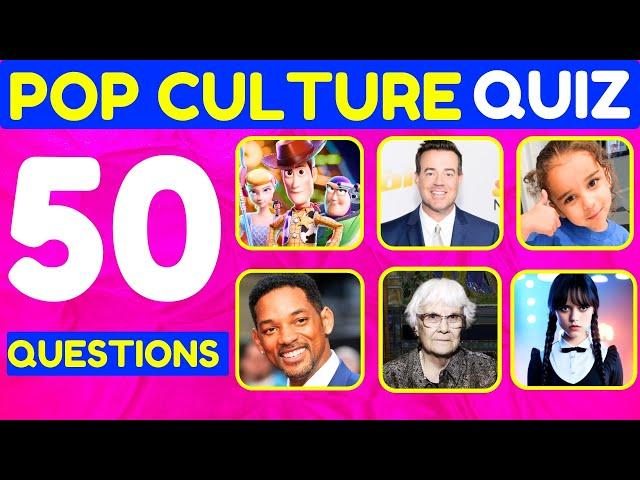 Pop Culture Trivia Questions|Test you pop culture knowledge