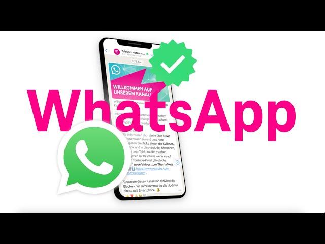 Telekom Netz auf WhatsApp: So verpasst ihr keine Videos und News rund ums Netz!