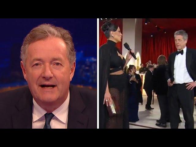 Piers Morgan Calls Hugh Grant A "D***" For His 2023 Oscars Interview