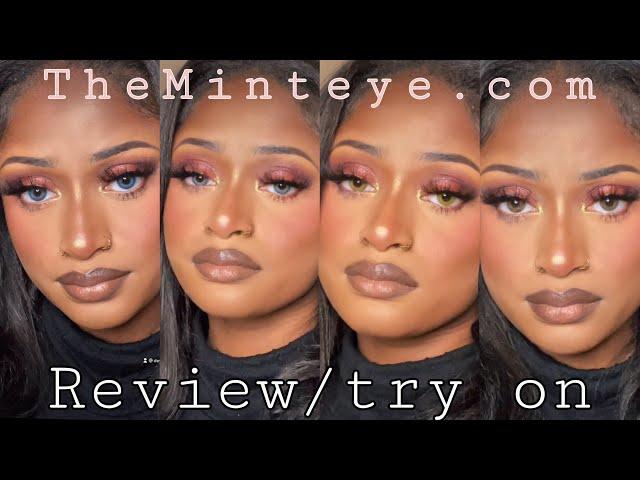 IM OBSESSED  Minteye colored contacts try on/review | Theminteye.com