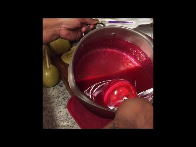Making Candy Apples From Beginning To End!!