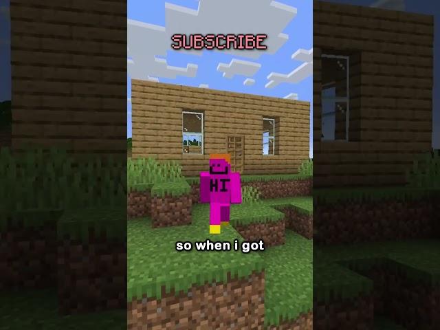 The First Minecraft World