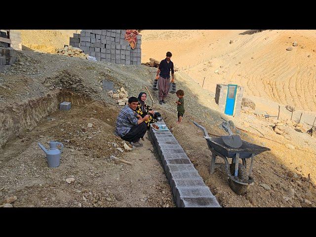 Life in the village: buying Hamid from the city and starting to build a pool