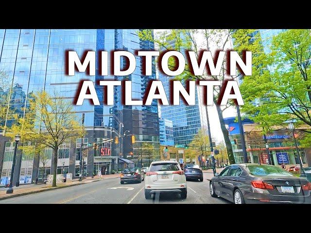 [4K] ATLANTA, GEORGIA: MIDTOWN DRIVING TOUR