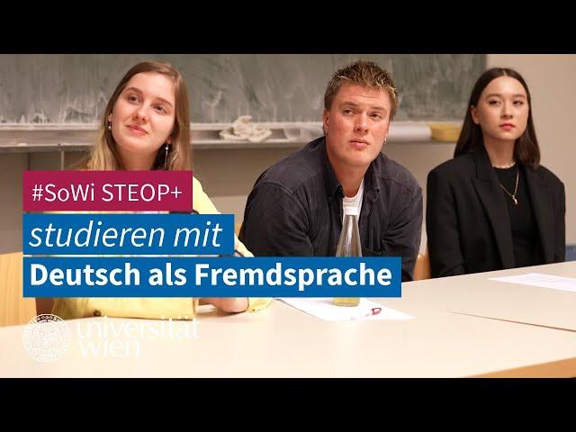 Studieren mit Deutsch als Fremdsprache