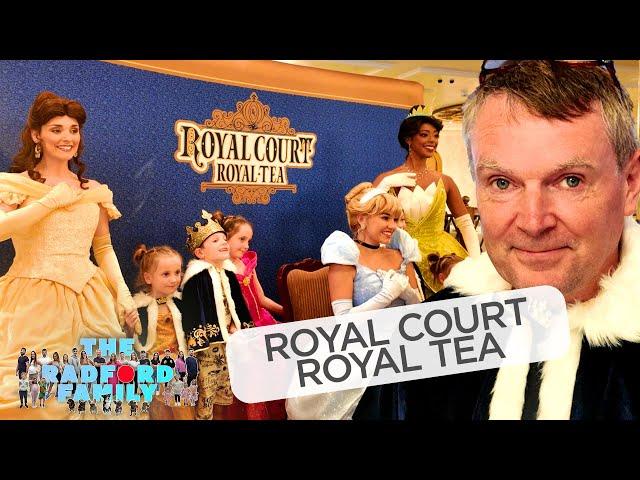 Disney Cruise Day 5 - Royal Court Royal Tea | The Radford Family