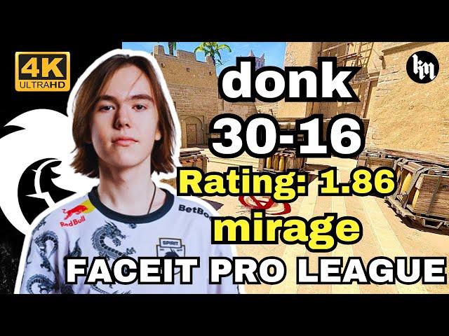 donk (30-16) Play FPL (mirage) | FACEIT Ranked | Oct 19, 2024 #cs2 #pov