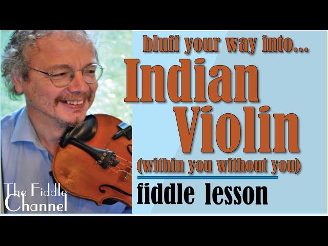 Learn Indian violin