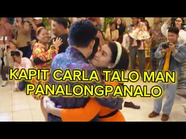 DALAWANG PINAKASIKAT NAGLABAN CARLA KAPIT LANG TALO MAN PANALONG PANALO GRABE KILIG.