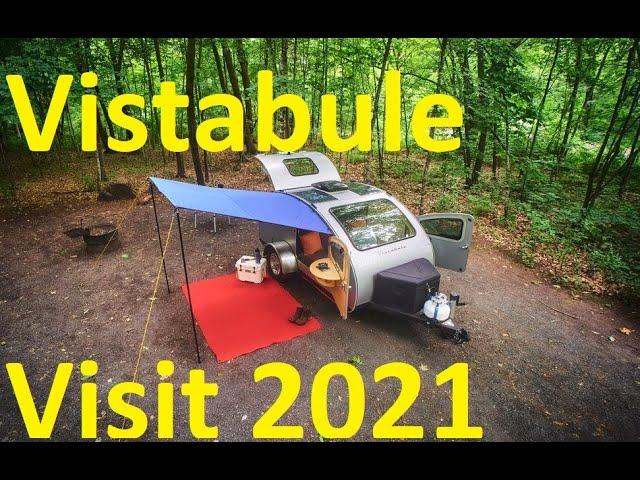 Teardrop Trailer Vistabule FACTORY VISIT 2021