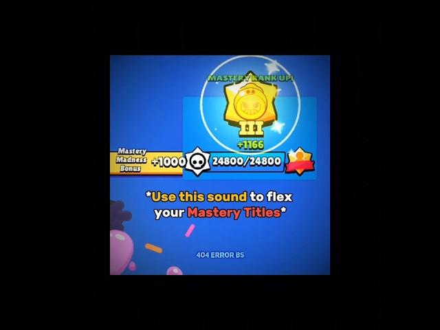 It's Your Time to Flex Your MASTERY TITLES  #brawlstars #shorts #1000masteries