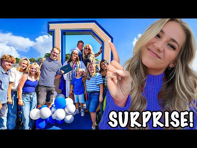 SURPRISING my SISTER for her HIGH SCHOOL GRADUATION!!!  