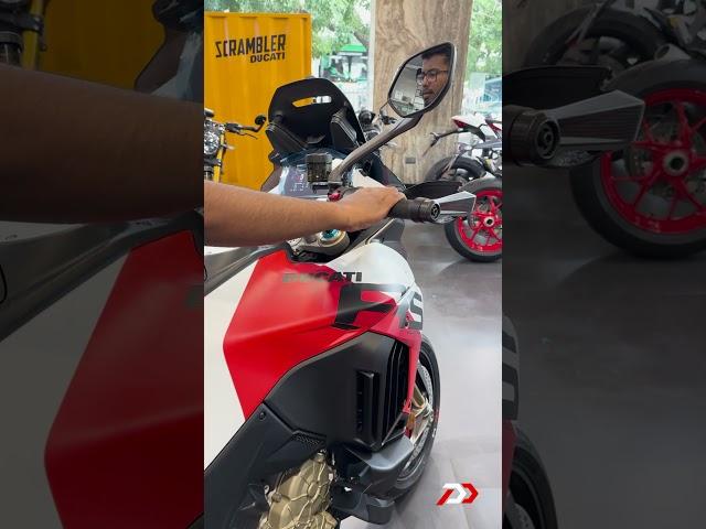 Here's the exhaust note of a brand new Ducati Multistrada V4 RS!  #PowerDrift #PDArmy #Shorts