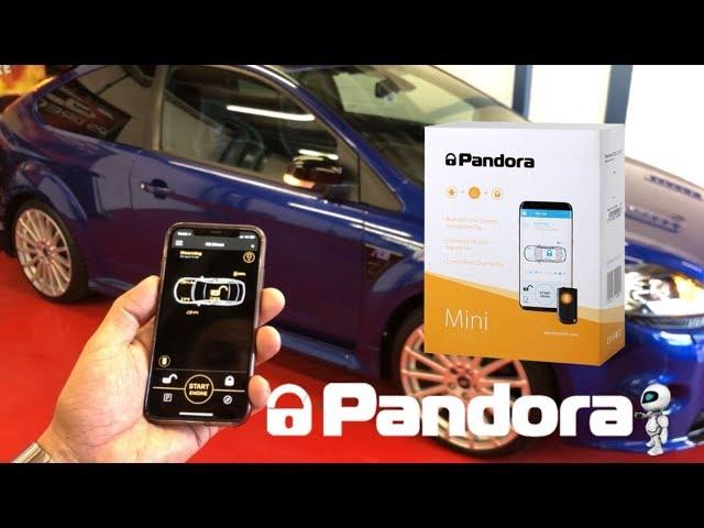 Pandora Car Alarms Mini BT demonstration