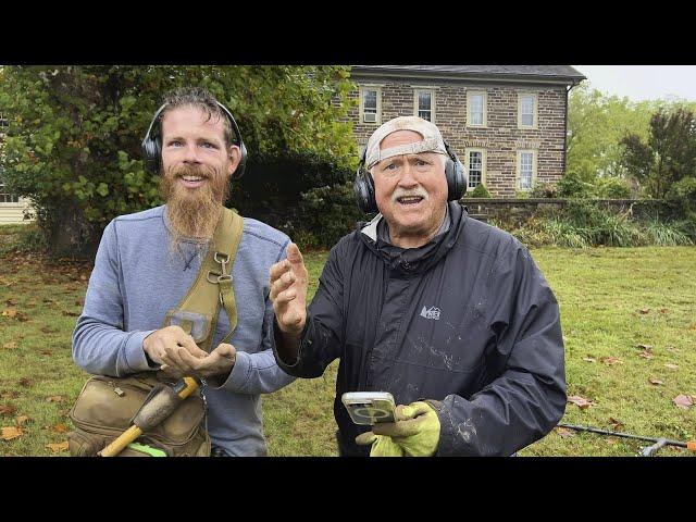 Never Imagined We'd Discover Something Like This Around a Colonial American Home!