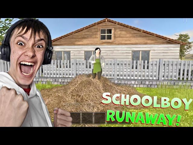 Я ПЫТАЮСЬ СБЕЖАТЬ ИЗ ДОМА В СКУЛБОЕ - Schoolboy Runaway! Прохождение на Лёгкой Сложности #1