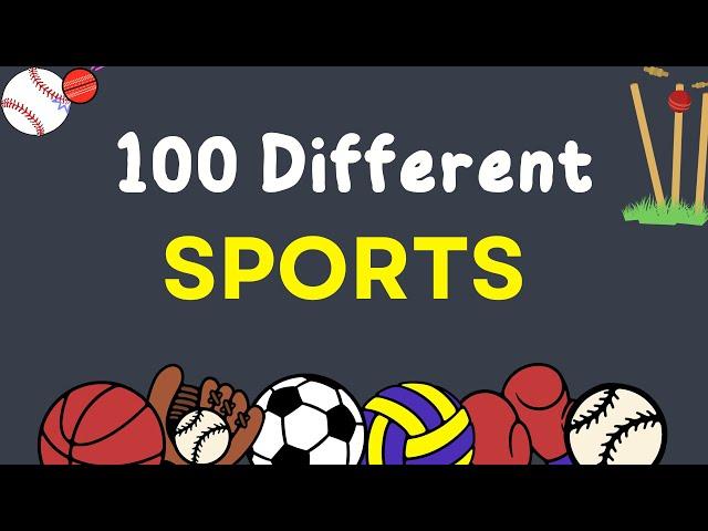 100 Different Sports in the World | global sports | Olympics sports