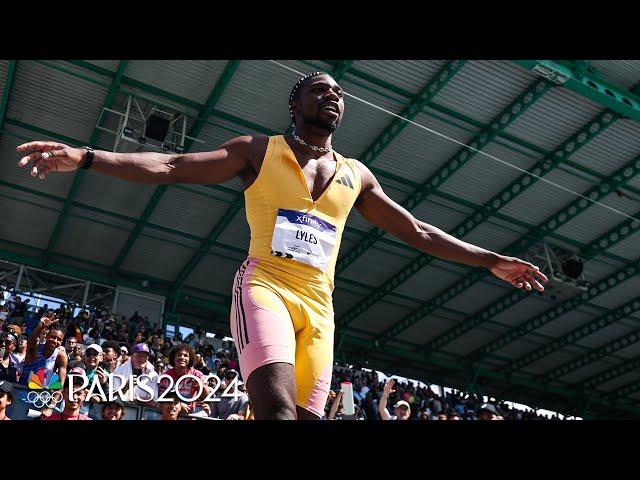 Noah Lyles BREEZES through the wind to easily take NYC Grand Prix 200m | NBC Sports