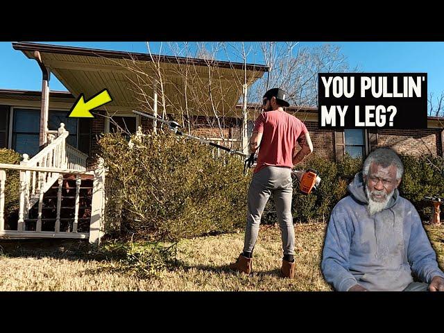 NEIGHBOR Said NO ONE Lives There, but The LIGHTS TURN ON at Night!  (HAUNTED House Makeover!)