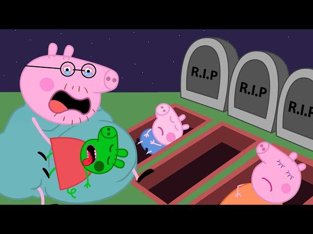 Peppa Zombie Invasion in the Pig City! What Happened? | Peppa Pig Funny Animation