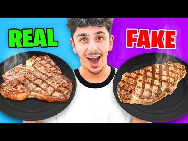 Real VS Fake Food Challenge