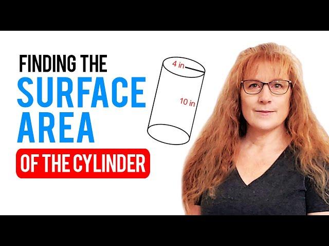 How to Find the Surface Area of Cylinder | Supercharged Math