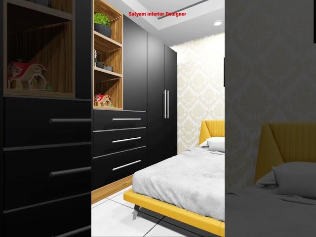 Bedroom With Wardrobe Design ideas || #wardrobe #cupboarddesign