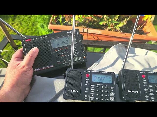 Qodosen DX-286 VS Tecsun PL-680 comparing the FM band is a interesting surprise for the Tecsun