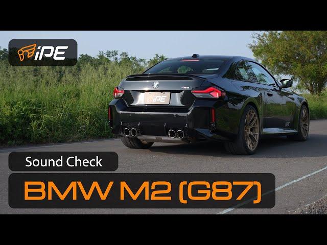 BMW M2 (G87) – iPE Valvetronic Exhaust System (Sound Check)